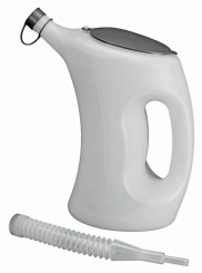 Messbecher 5L, mit Deckel und flex. Auslauf 