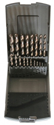 Spiralbohrer-Satz, 19-tlg., HSS Co 1,0-10,0mm 