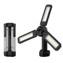 Arbeitsstrahler mit COB-Techn., 3-flüglig, zusammenklappbar 