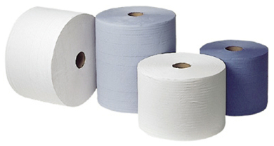 Putzpapier Longcell weiss, 2-lagig, 2400 Blatt 24x38cm 